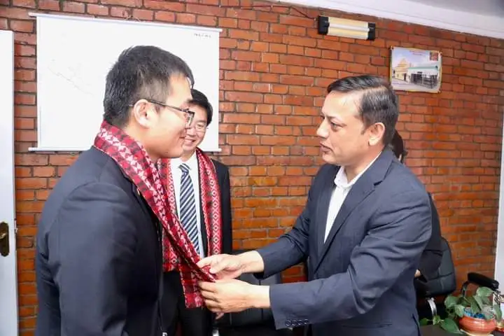 Chinese Embassy officials, RSP leadership meet