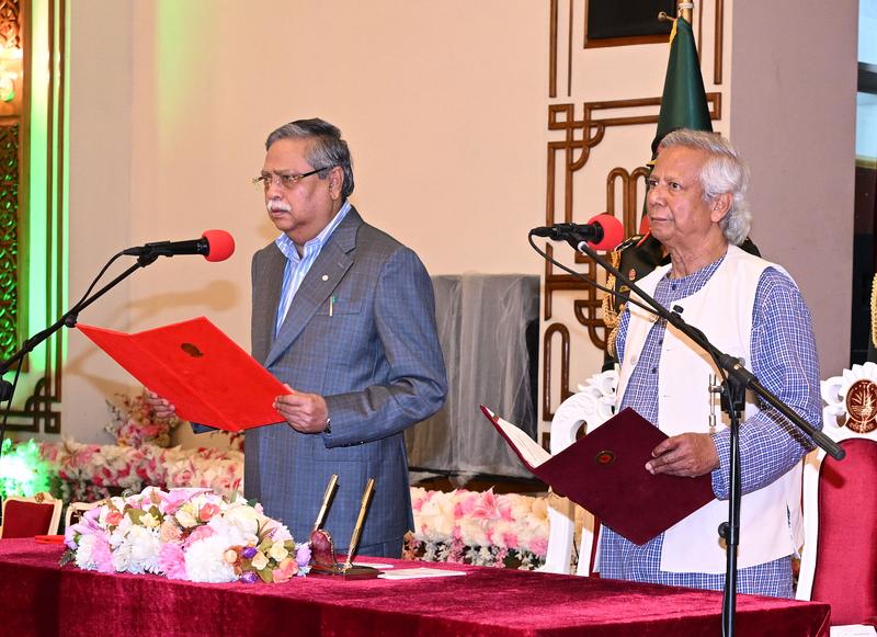 BANGLADESH-DHAKA-INTERIM GOV’T-TAKING OATH