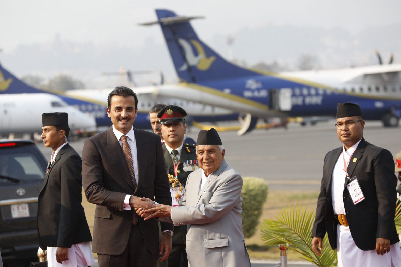 Amir of State of Qatar returns home after wrapping up state visit to Nepal