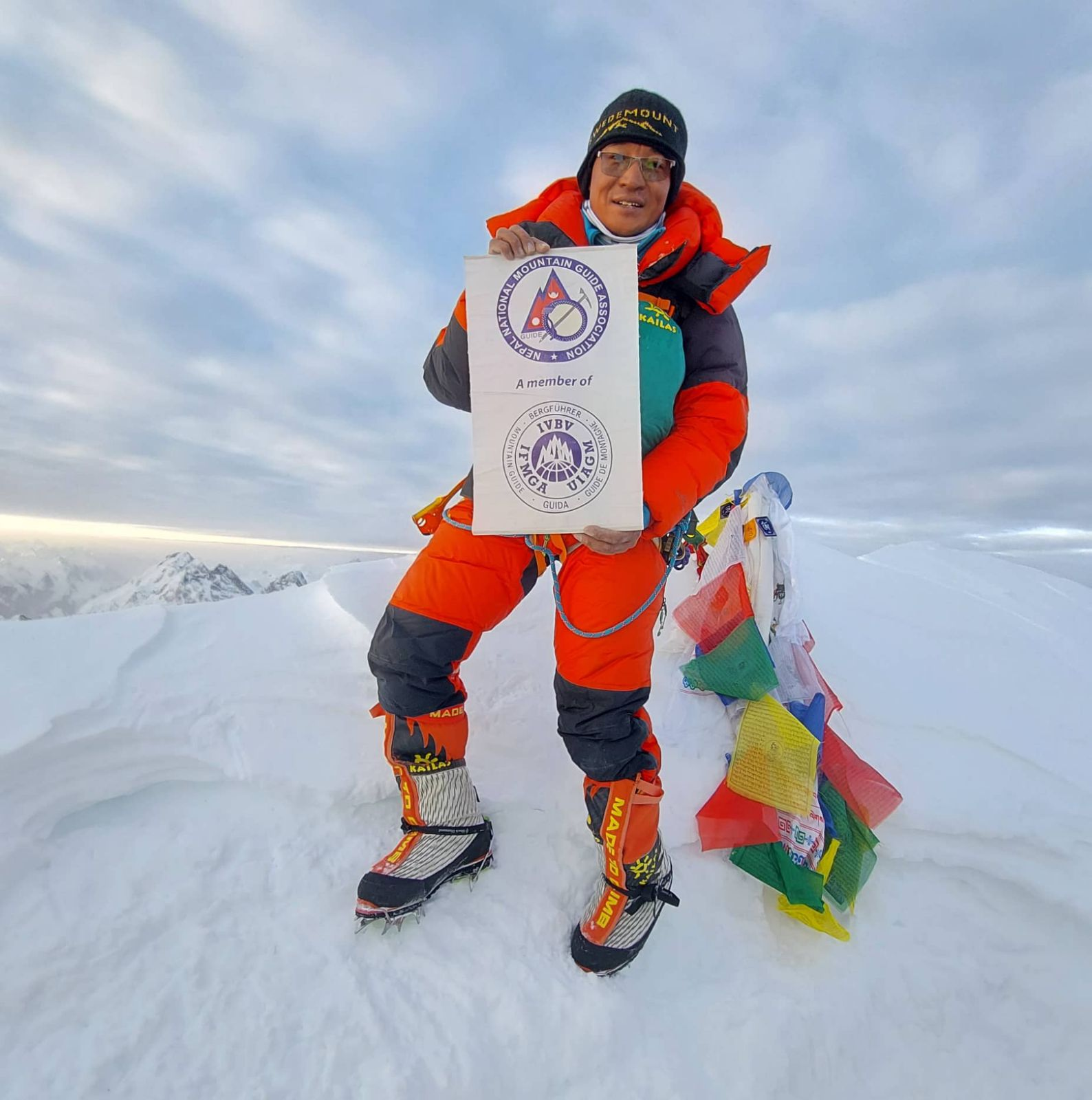 Pemba Rita Sherpa successfully summited Mt. K2