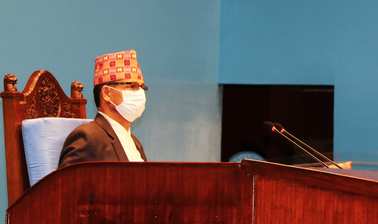 Speaker Sapkota requested MPs to wear masks