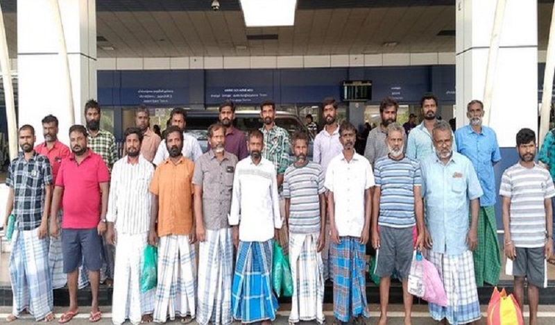 Sri Lanka repatriates 21 Indian fishermen