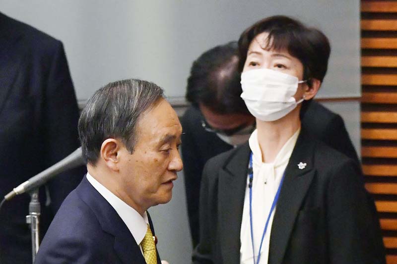 Suga’s PR chief resigns after meal tied to Japan broadcaster