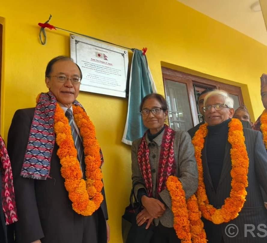 School hostel built with Japanese support