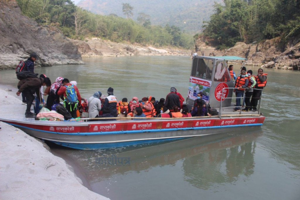 Jet boat service making journey from Bhojpur to Tarai districts easier