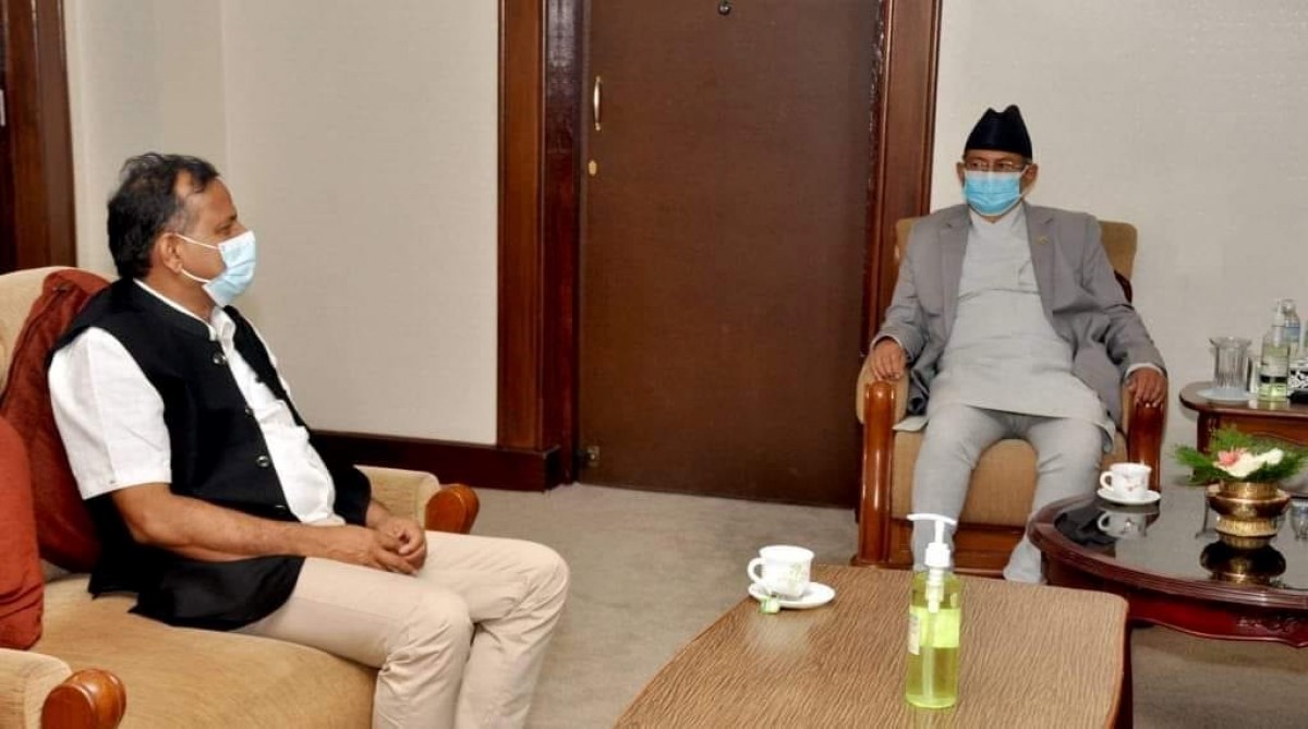 Home Minister and Chief Minister Raut discuss COVID prevention