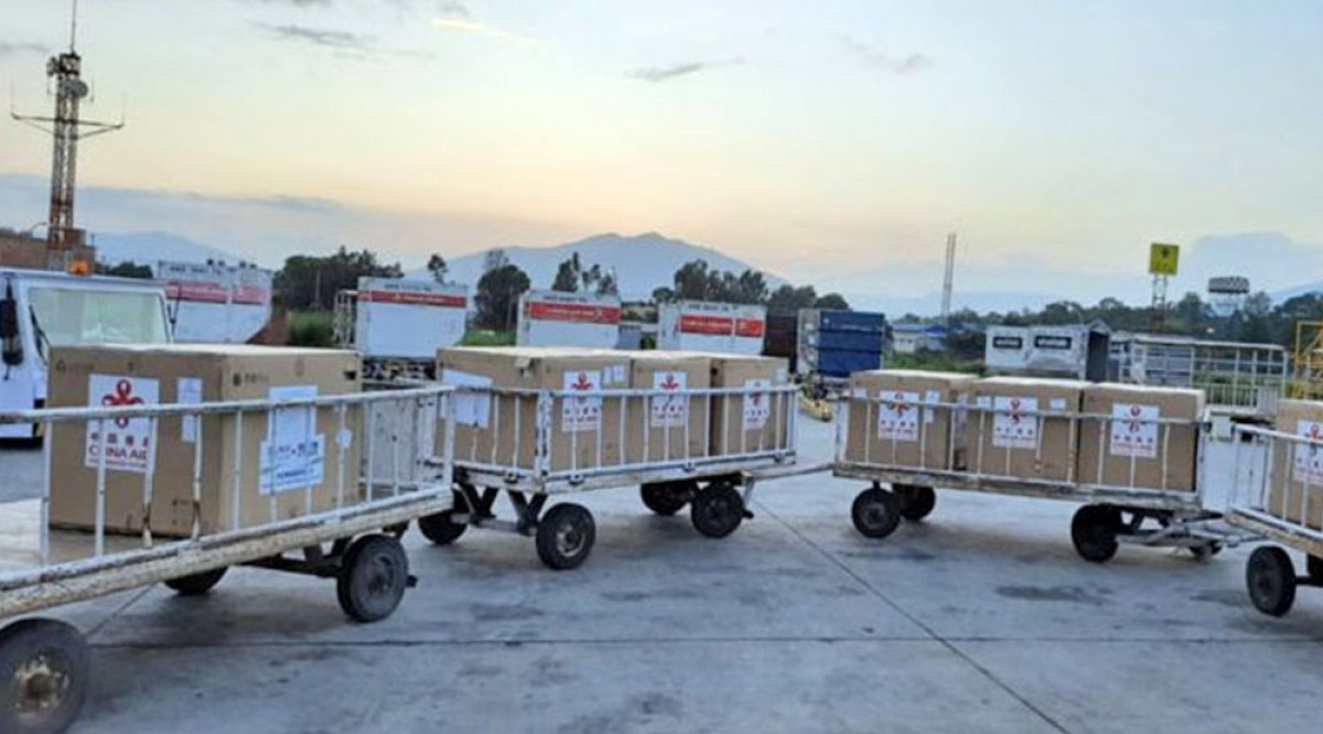 1.2 million doses of Vero Cell arrived in Nepal