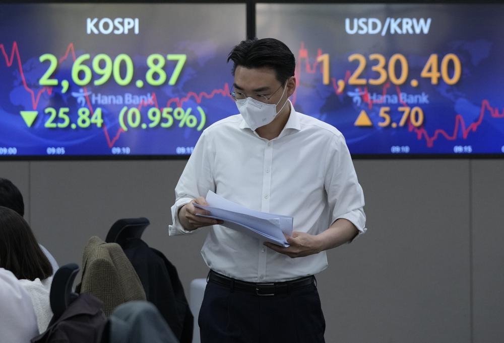 Asian shares fall, trading muted with Good Friday, holidays