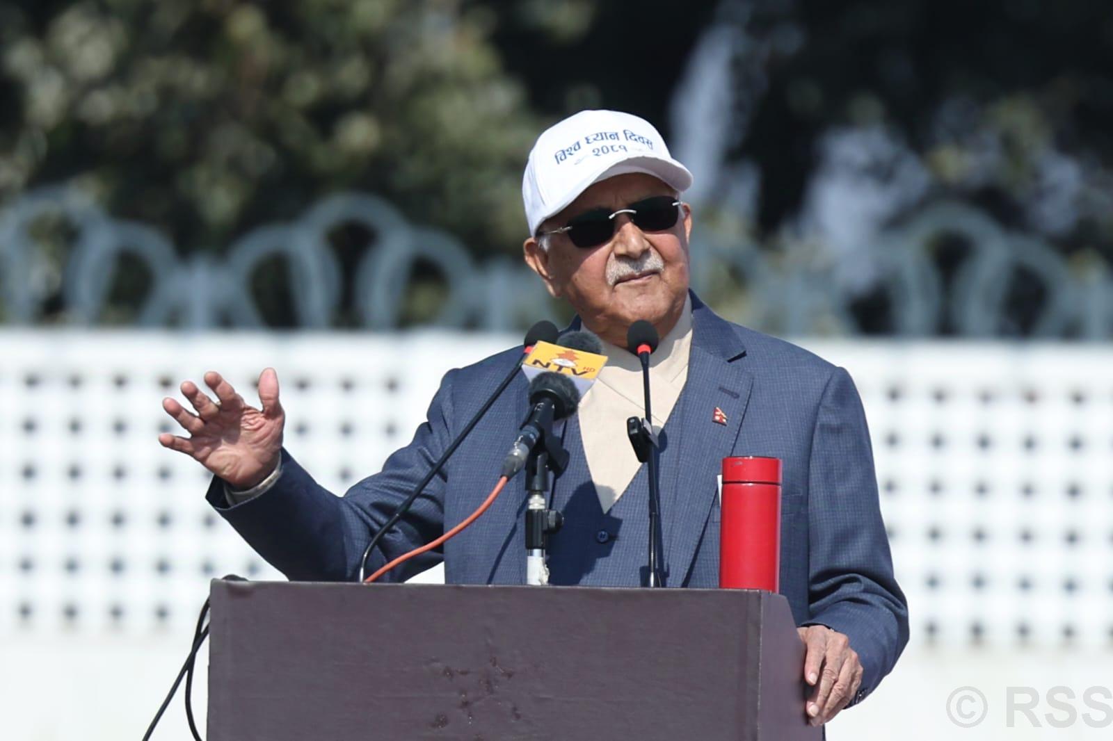 Yoga and meditation should be adopted as way of life for world peace: PM Oli