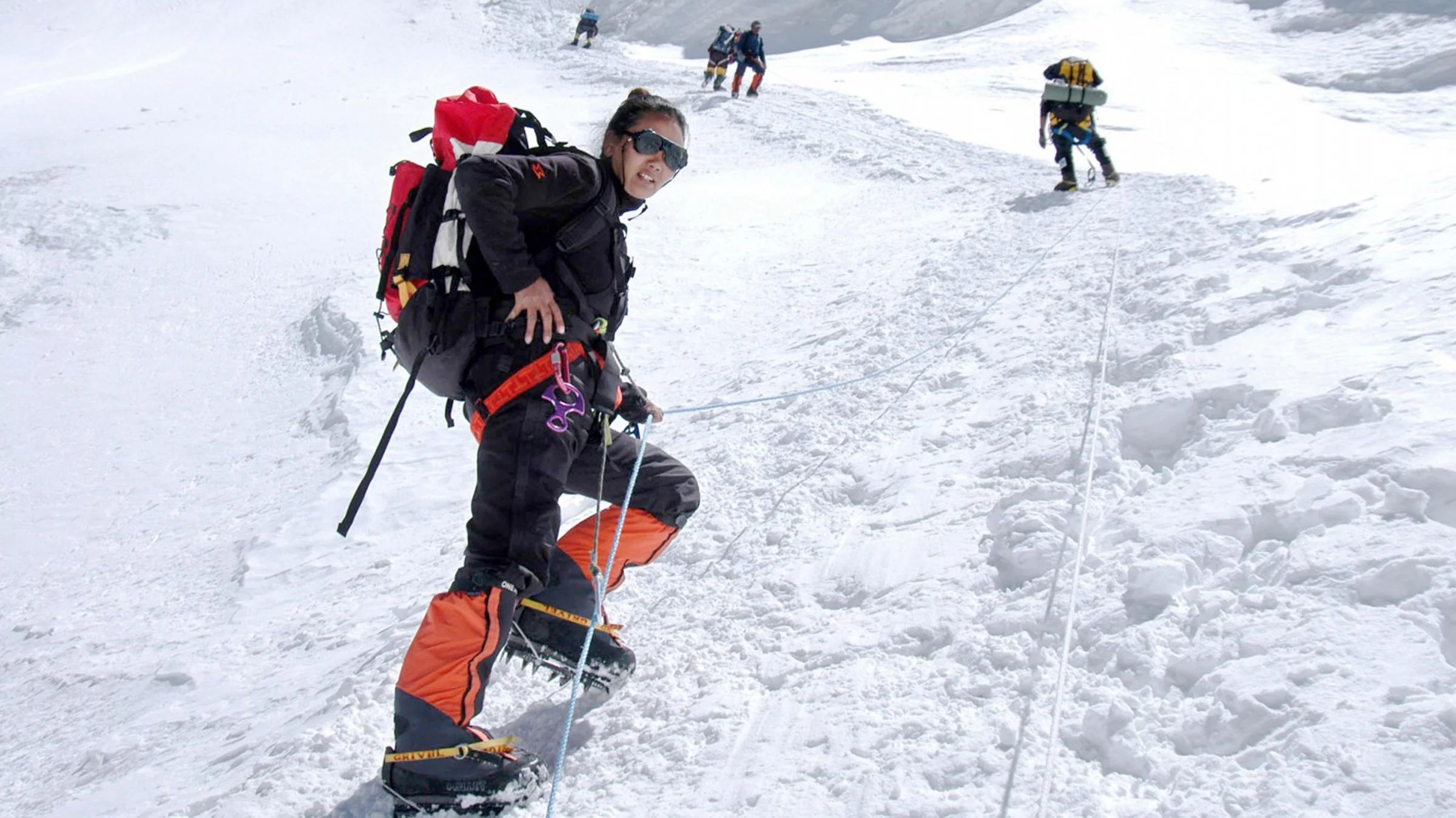 “Teej on wall” climbing event held in Kathmandu