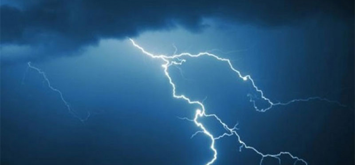 Two killed due to lightning