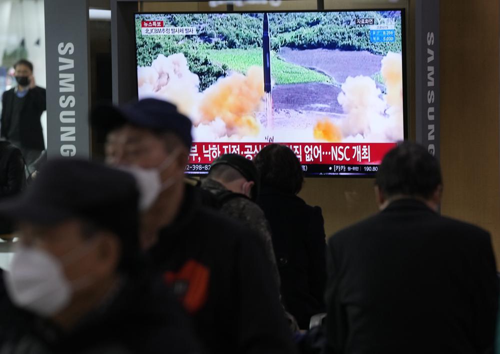 North Korea tests long-range missile