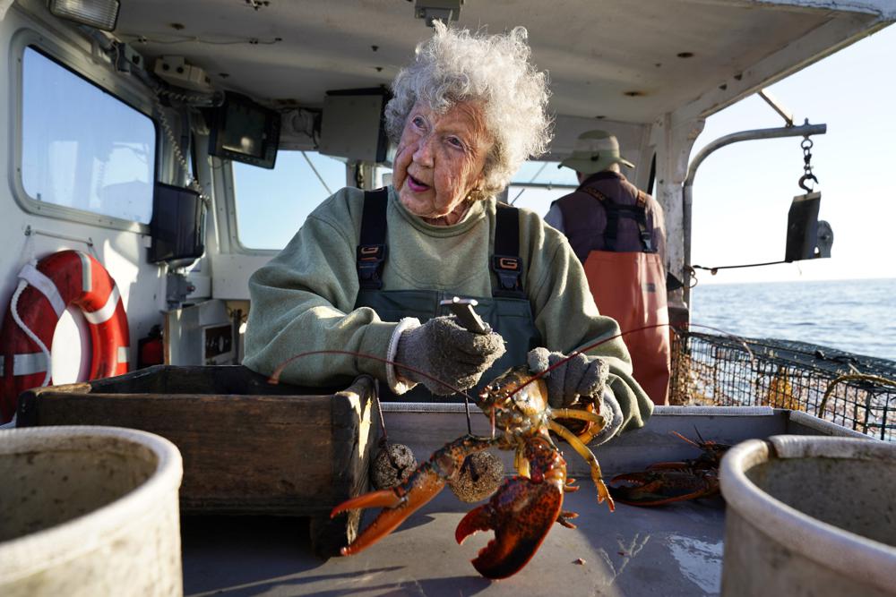 At 101, she’s still hauling lobsters with no plans to stop