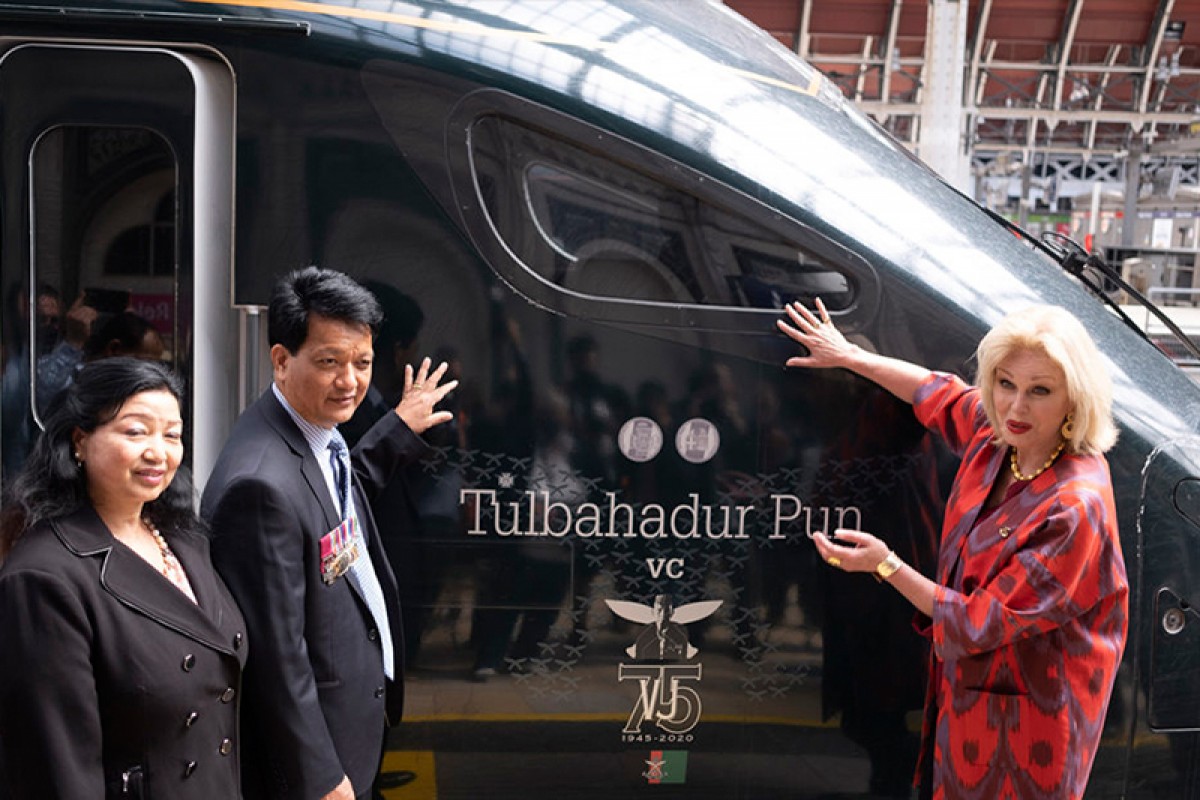 Train named in honour of Pun comes into operation in London