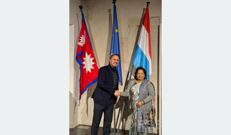 Foreign Minister Dr Deuba meets Foreign Minister of Luxembourg to discuss bilateral issues