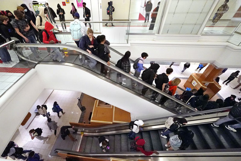 ‘Cool but weird.’ Macy’s store transformed into school