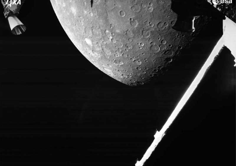 European-Japanese space mission gets 1st glimpse of Mercury