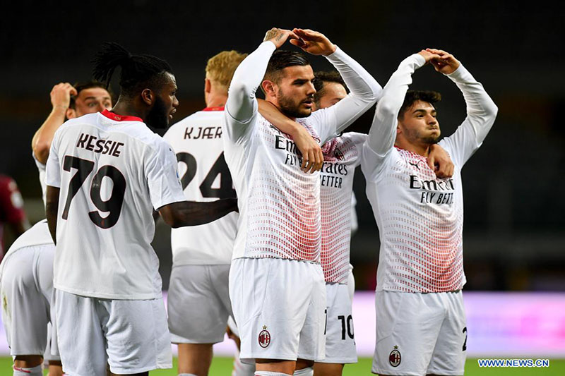 Rebić nets swift hat trick as Milan beats Torino 7-0