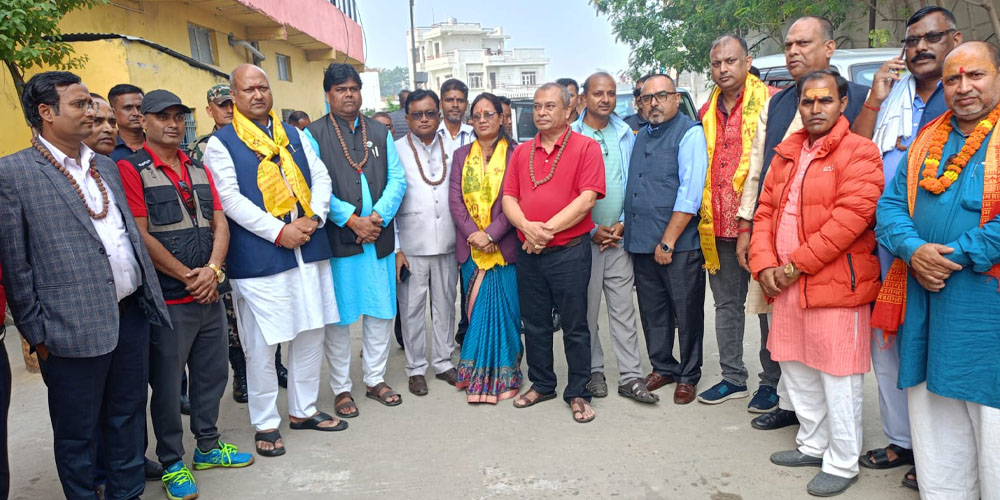 Chief Minister’s team off to Ayodhya to hand over invitation to Janaki Bibah Mahostsav