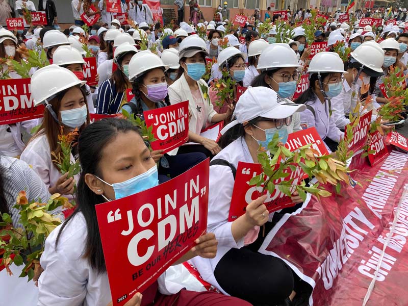 More protests and funeral follow deadly shootings in Myanmar