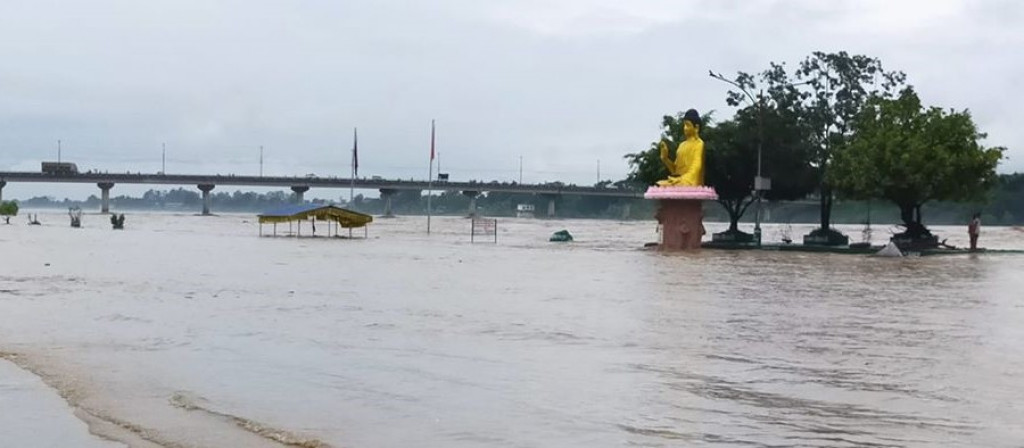 Narayani River’s water level still beyond danger mark