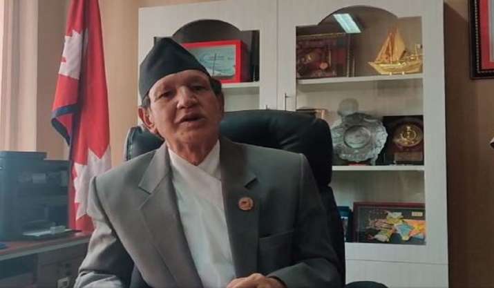 Minister Khadka in London to attend the Queen’s funeral