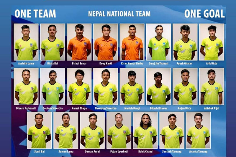 Nepal announces squad for football World Cup qualifier