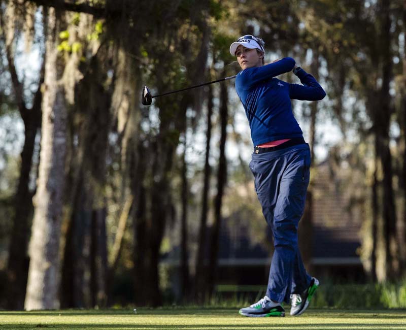 Coming off victory, Nelly Korda shares the lead on LPGA Tour