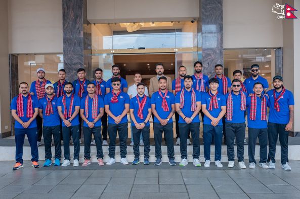 Nepali National Cricket Team left for India for training