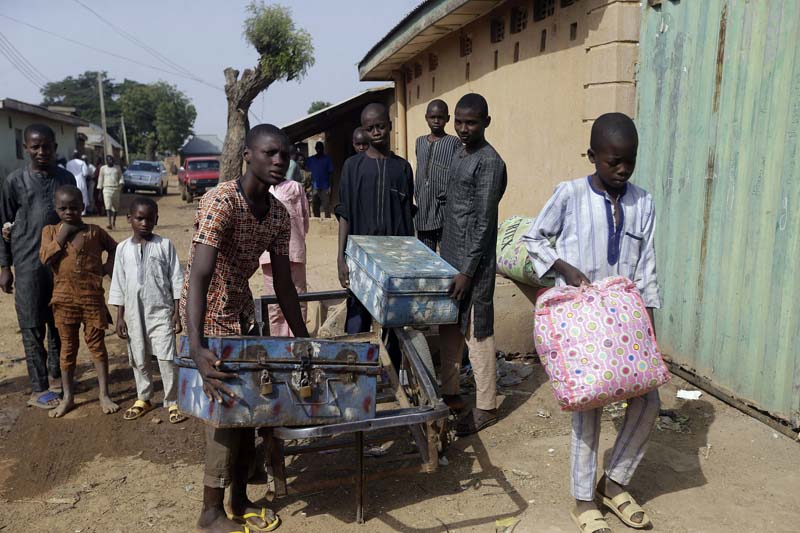 Hundreds of Nigerian schoolgirls taken in mass abduction