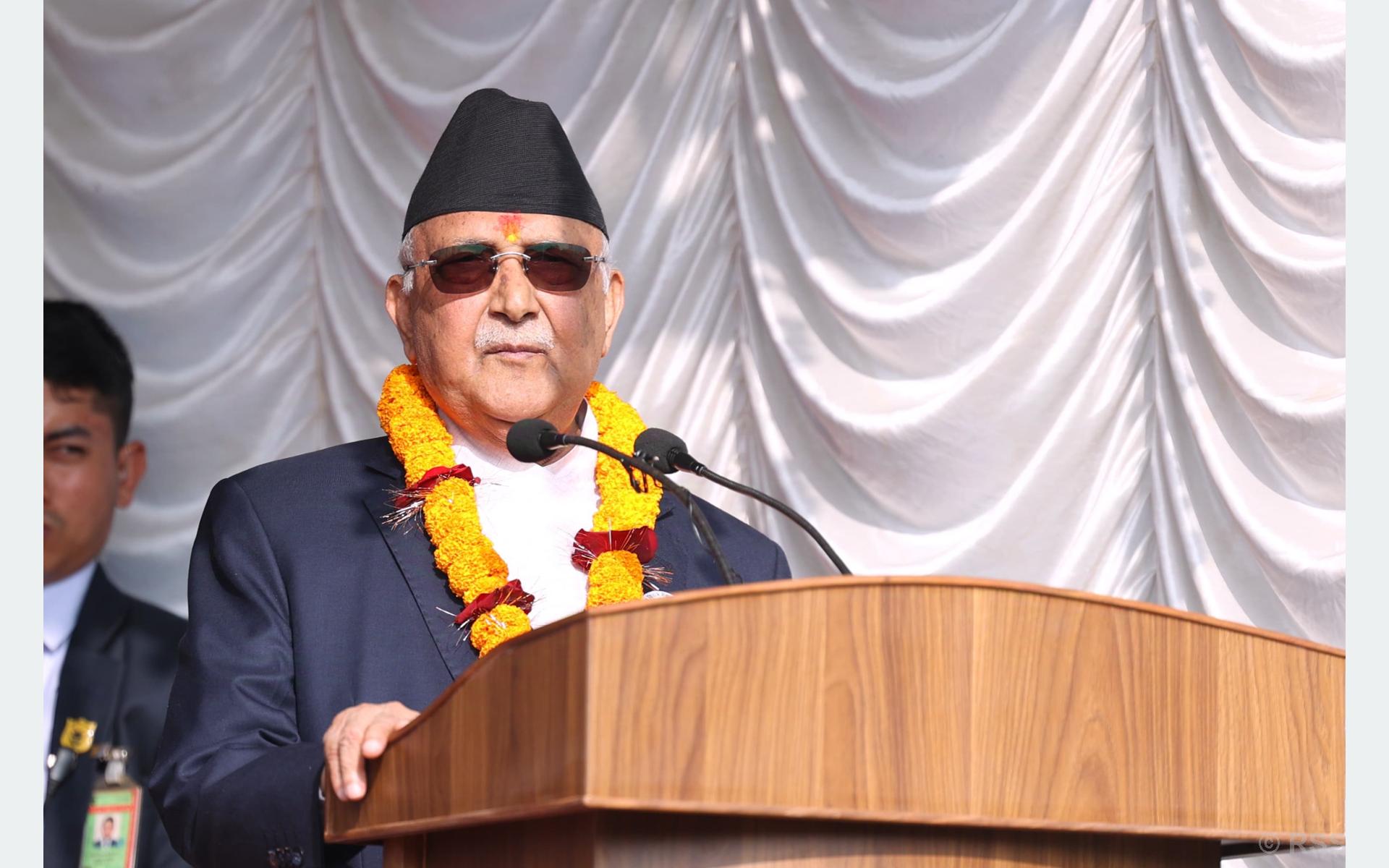 Prohibit politics done in guise of religion: PM Oli