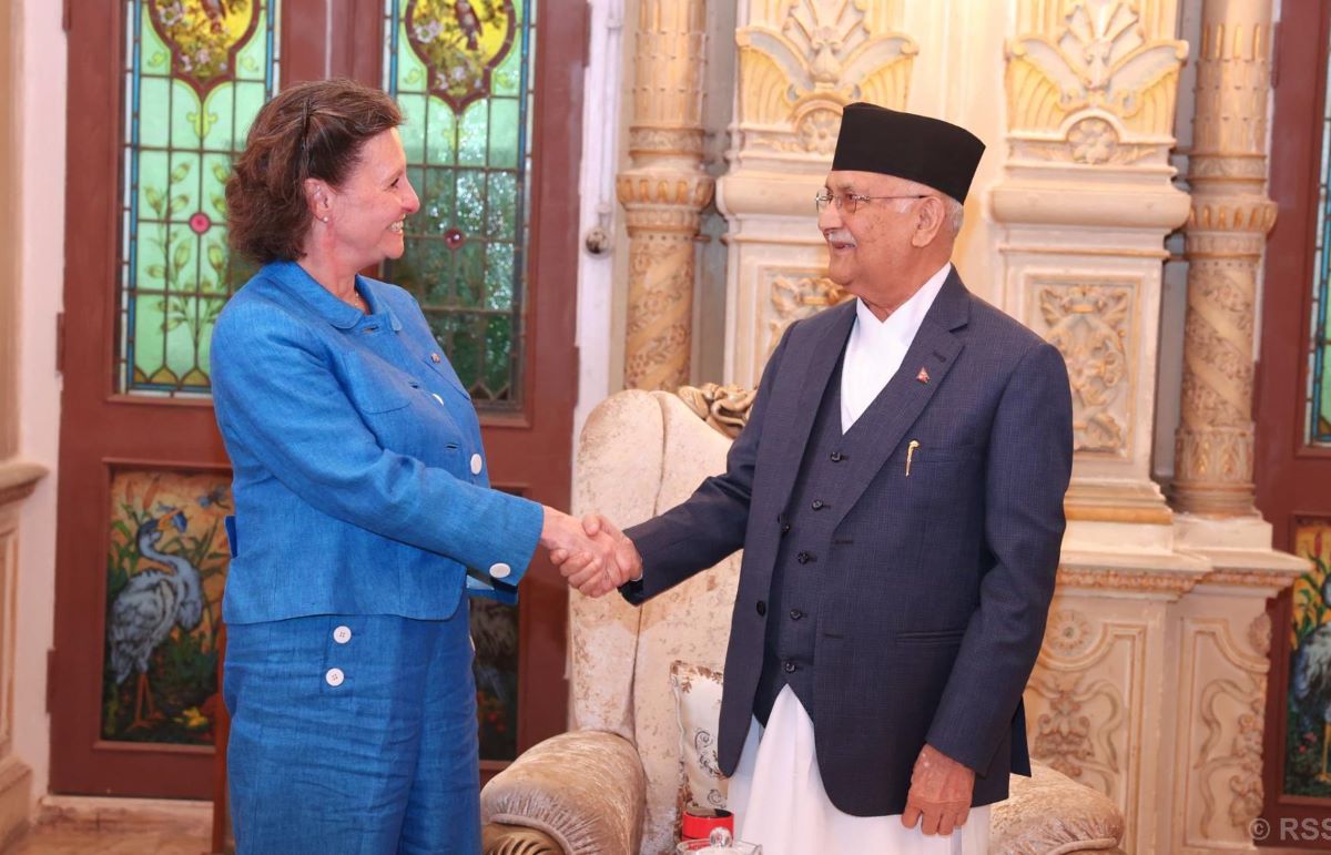 Australian ambassador pays courtesy call on PM Oli