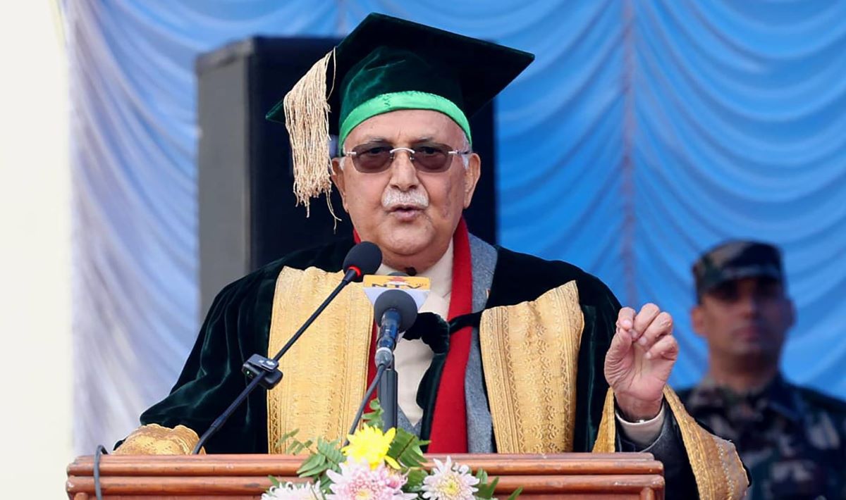 Students have desire to give back to their country: PM Oli