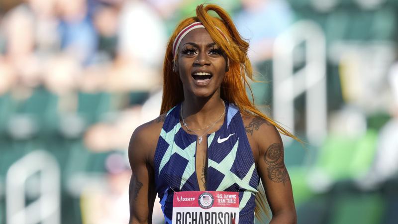 Banned sprinter left off Olympic team after testing positive for marijuana