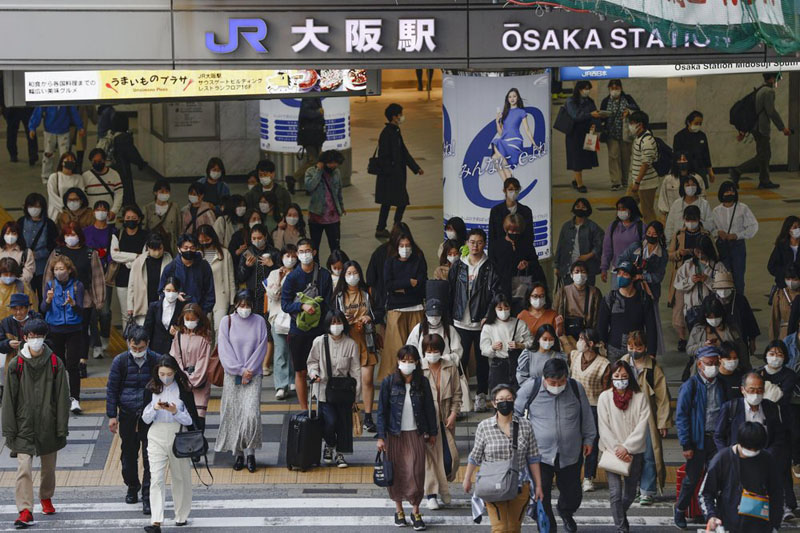 Japan puts Osaka, 2 other areas under virus semi-emergency