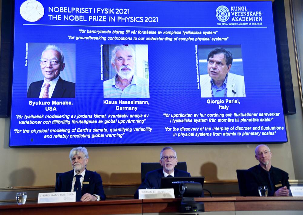 Physics Nobel rewards work on climate change