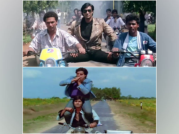 Amitabh, Ajay revisit hilarious motorcycle moments