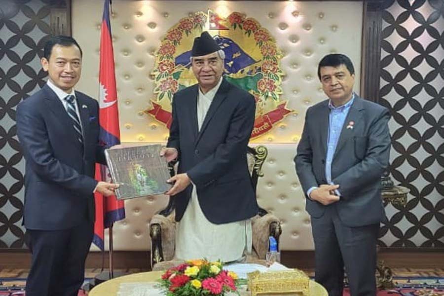 PM Deuba meets Indonesian Ambassador