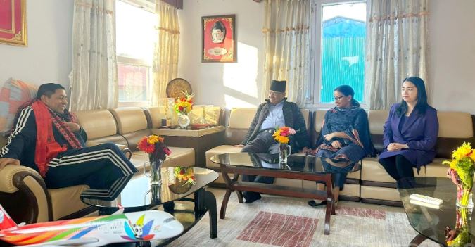 PM Dahal enquires about DPM Shrestha’s health status