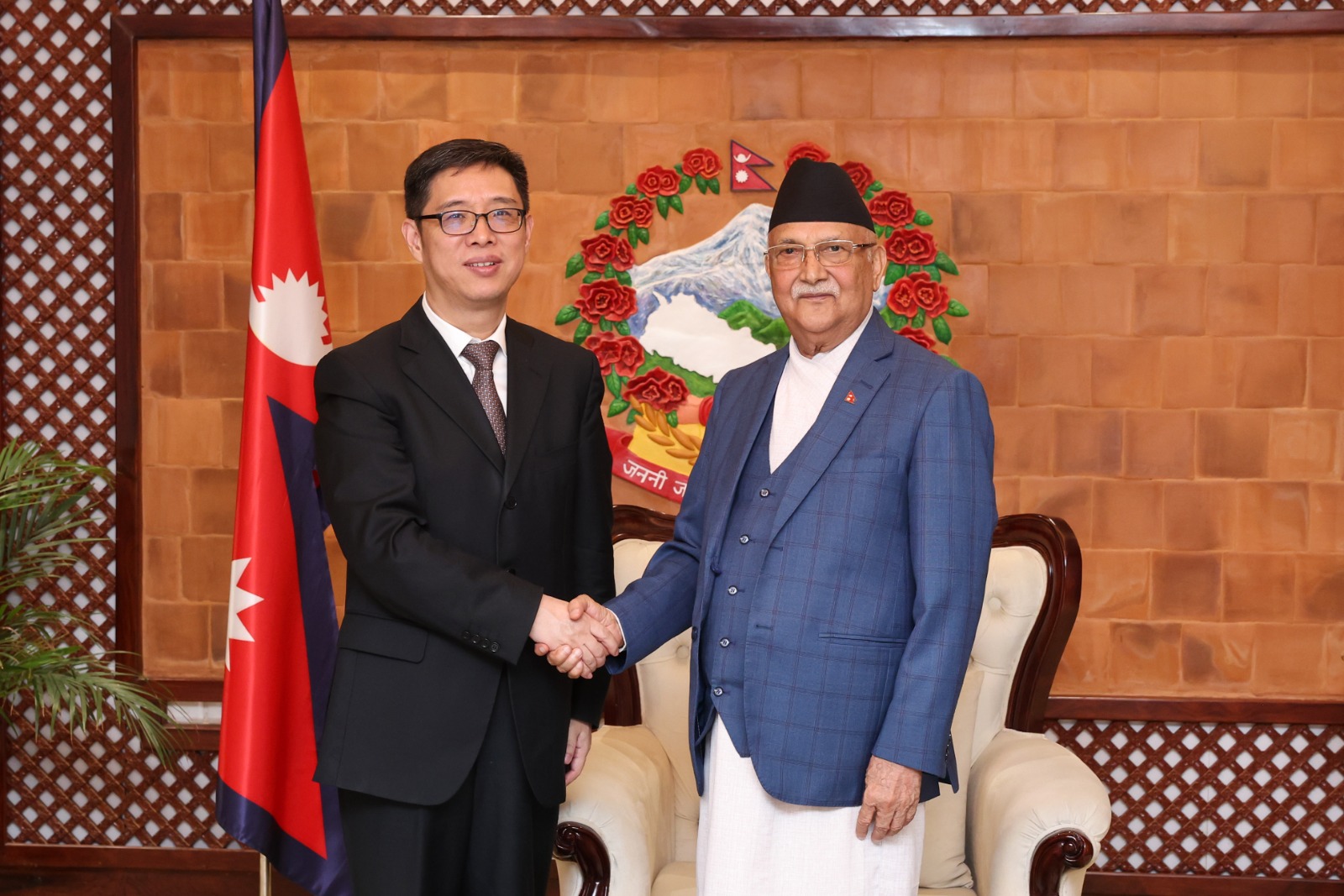 China Int’l Development Agency Vice Chair calls on PM Oli