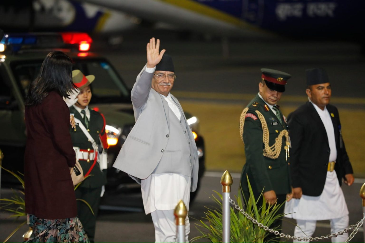 Prime Minister Dahal departs for Uganda