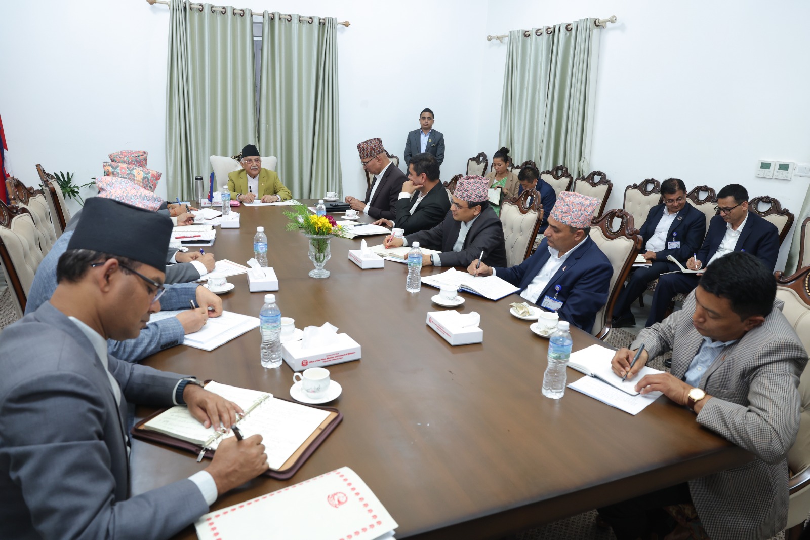 PM Oli asks bodies concerned for easy treatment service