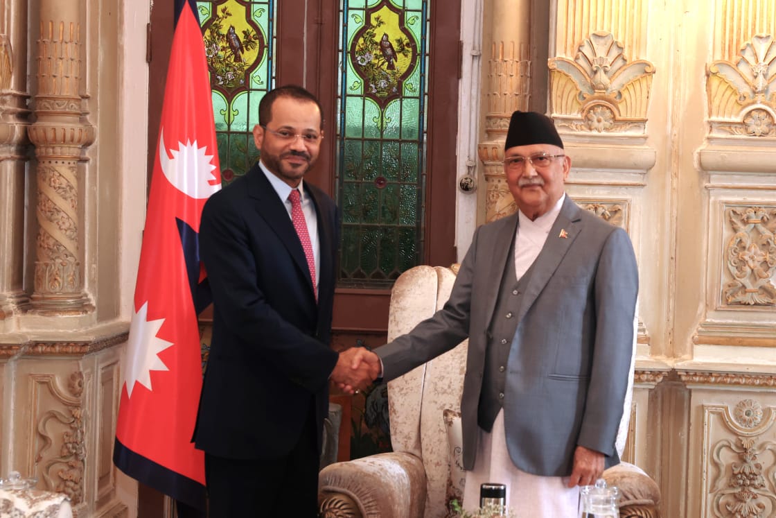 Visiting Omani Foreign Minister calls on PM Oli