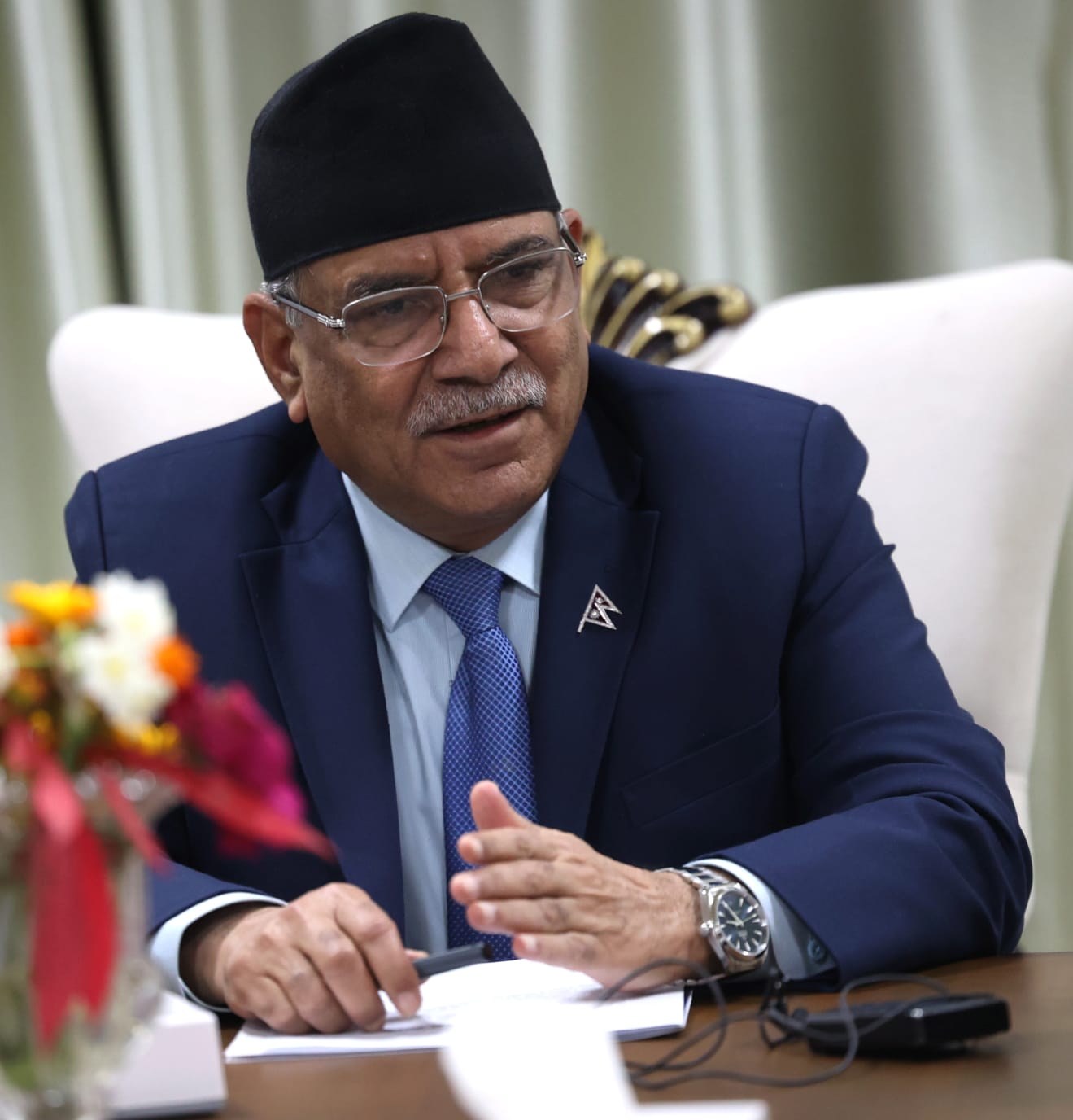 PM Dahal calls for addressing health sectors’ problems in a package