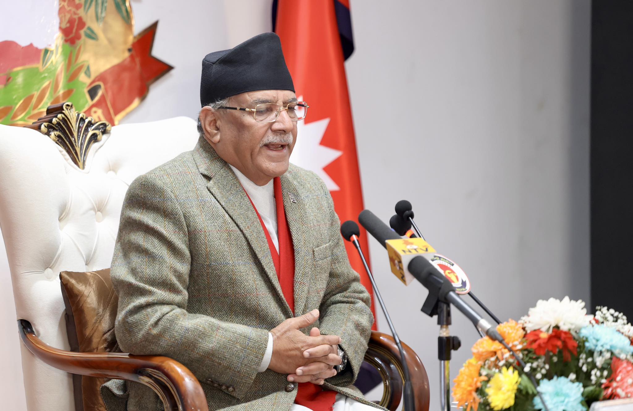 PM Dahal vows to bring most essential federal acts to conclusion