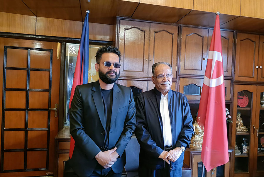 Mayor Balendra Shah meets Chairman Dahal