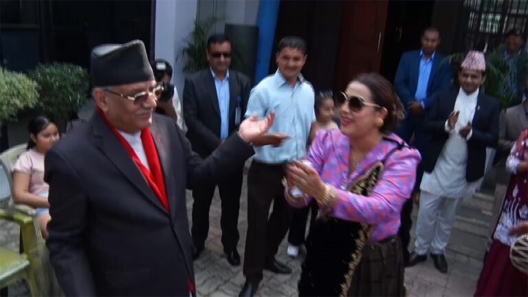 Deusibhailo in Prachanda’s residence