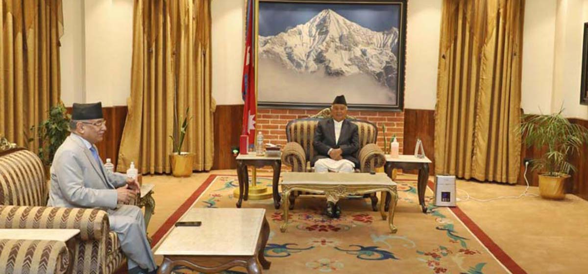 PM briefs President about US, China visits