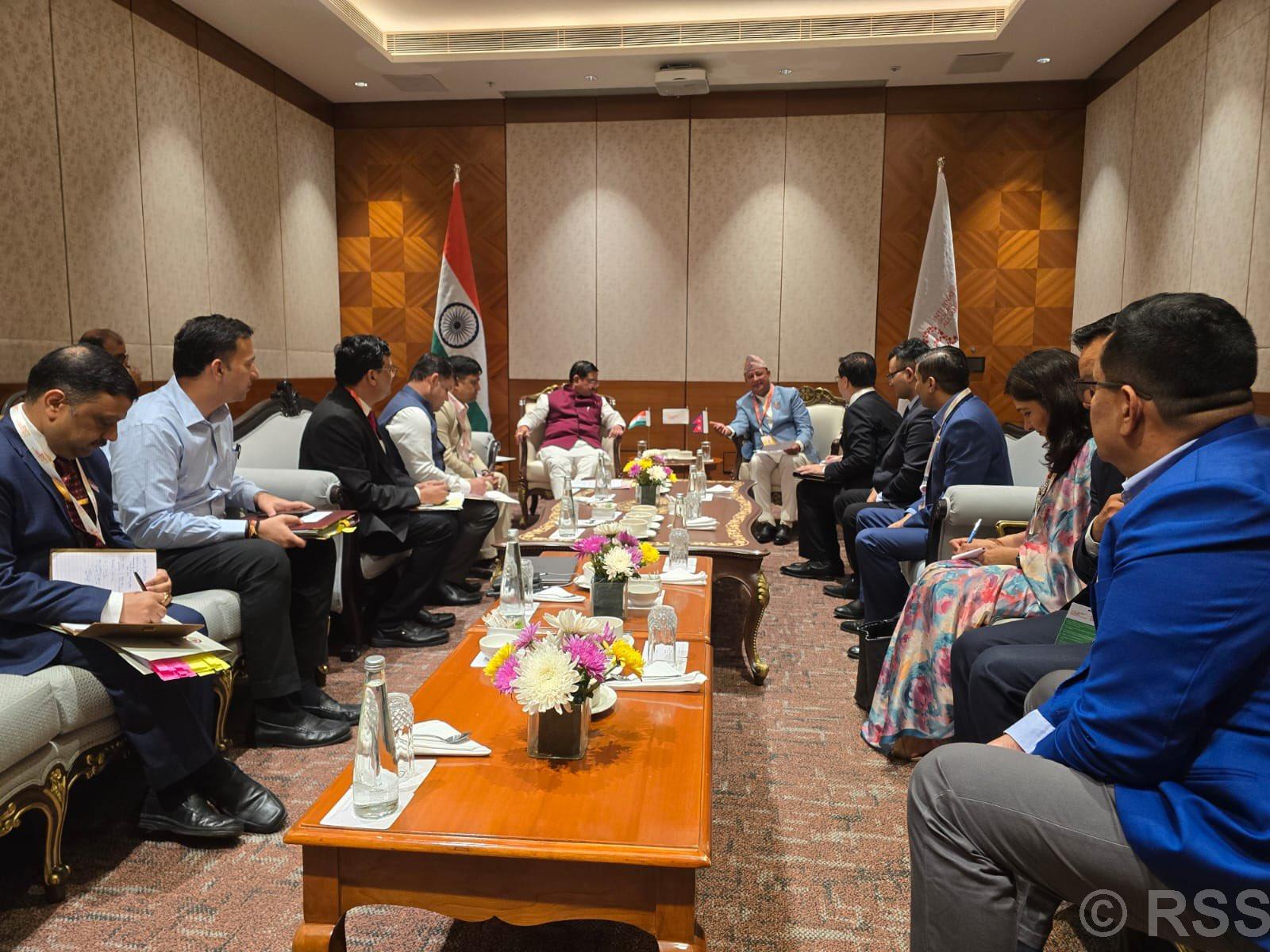 Energy Minister Khadka holds meeting with his Indian counterpart