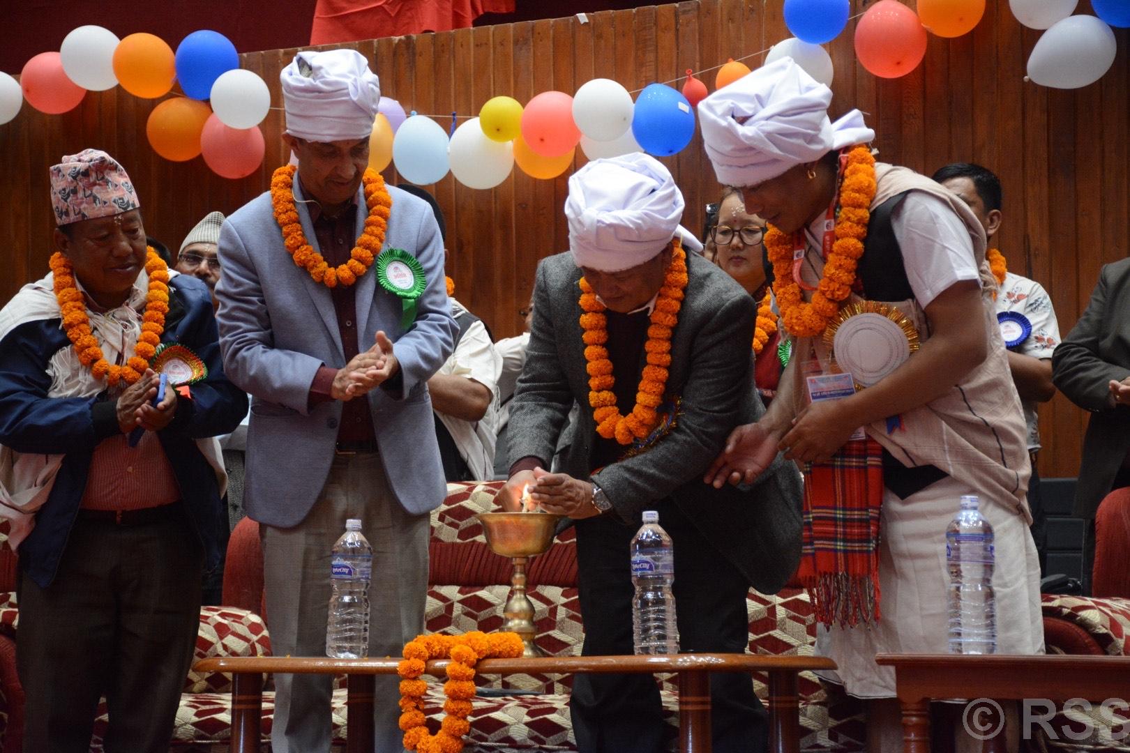 Minister Gurung inaugurates 12th national convention of Tamu students